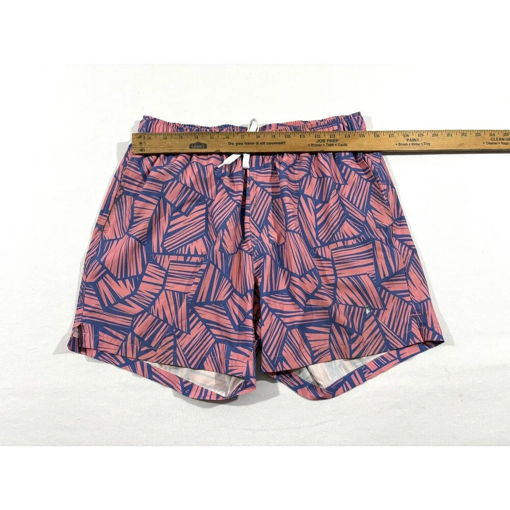 Bearbottom Stretch Swim Trunks Geo Abstract Print Breezy 5.5